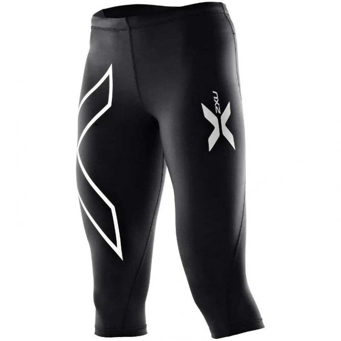 2XU 3/4 Compression Tights - Womens - Black/Black