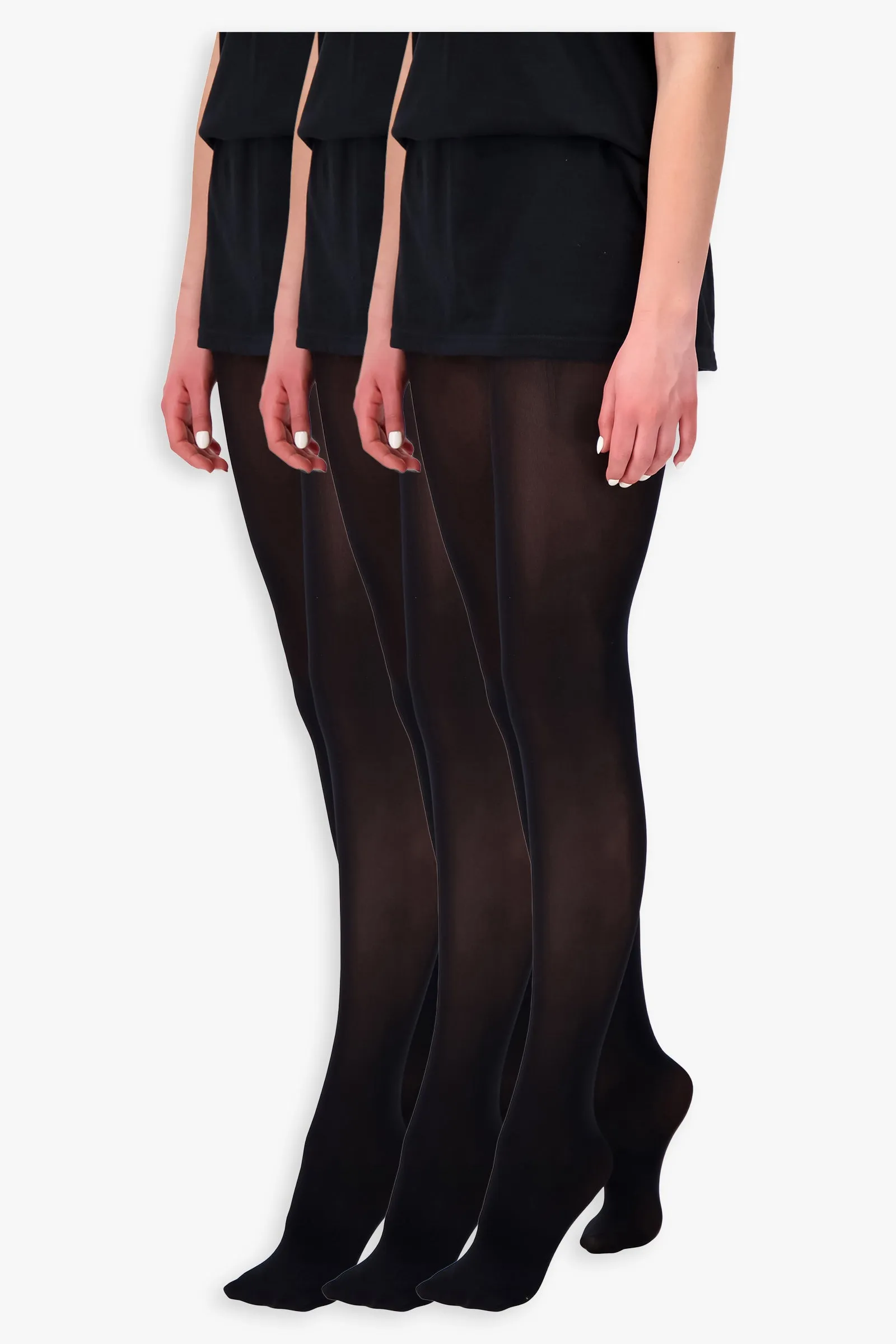 3-Pair Bundle of 60D Women's Tights