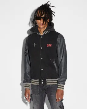 999 KOLLAGE JACKET FADED BLACK