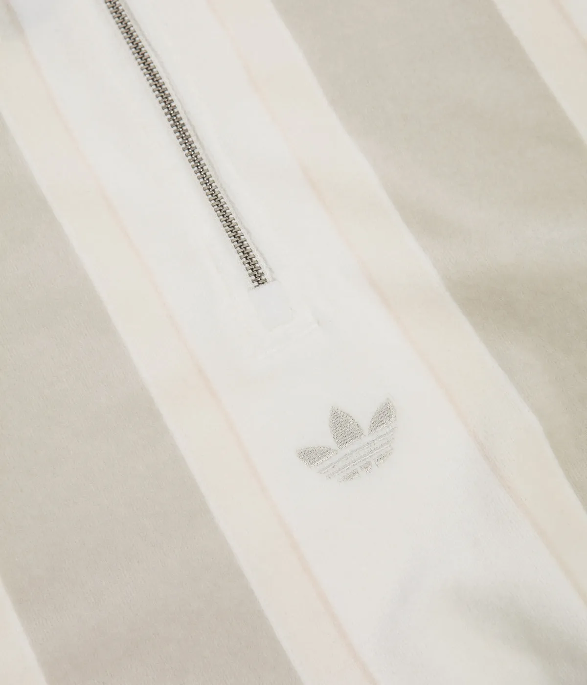 Adidas Velour Rugby Shirt - Multicolour / Chalk White / Orbit Grey