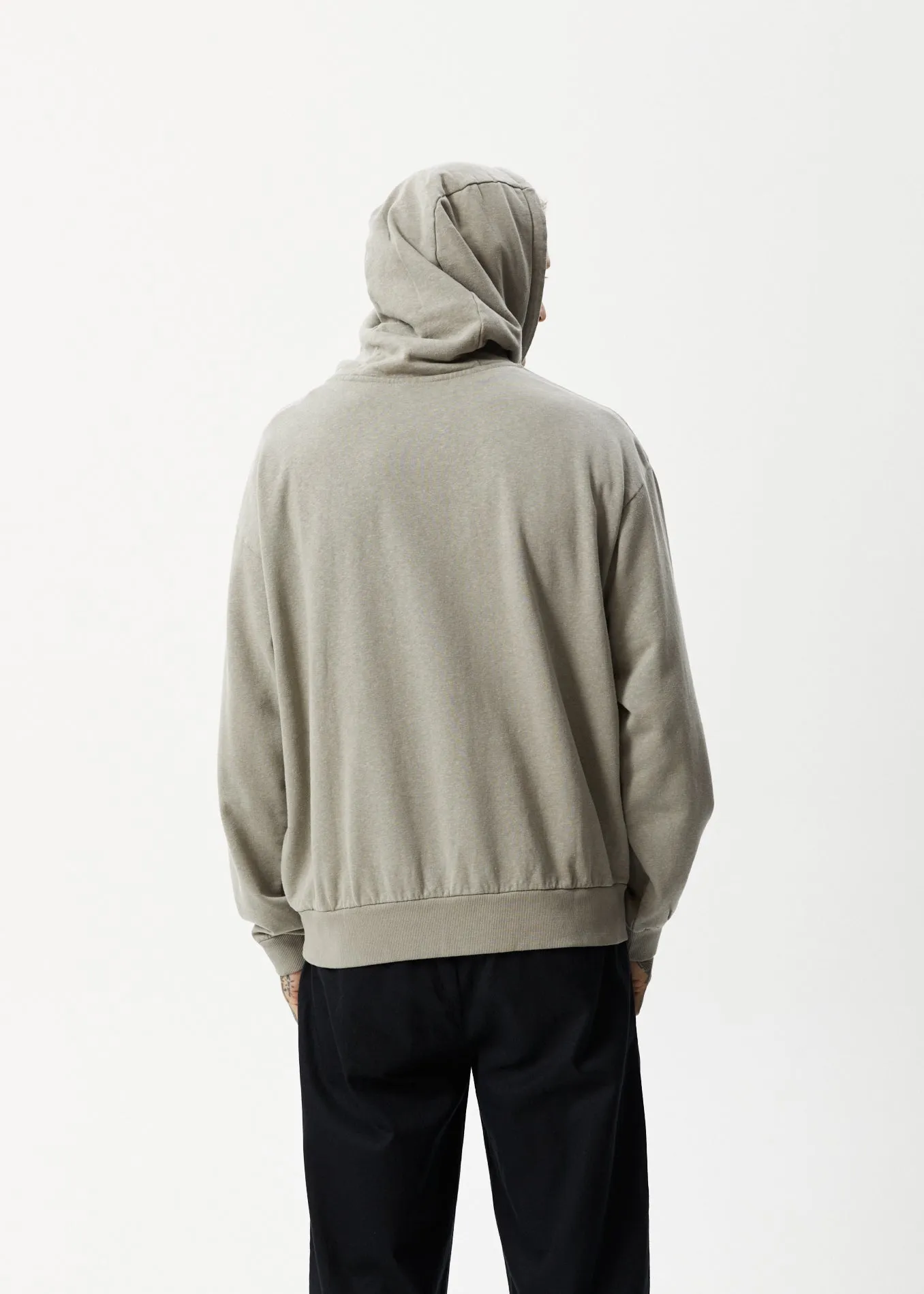 AFENDS Mens All Day - Hoodie - Olive