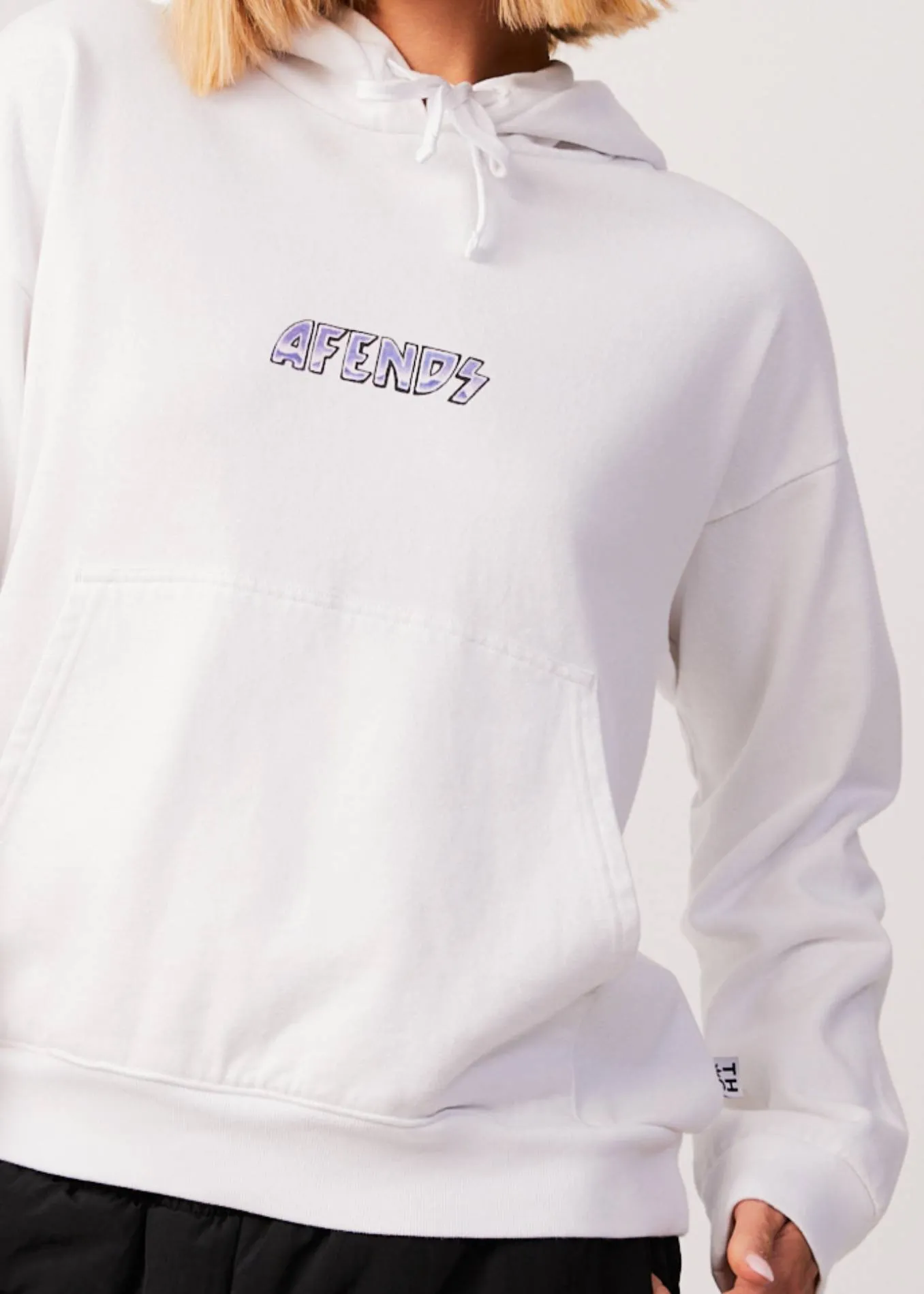 AFENDS Womens Pearly - Hoodie - White