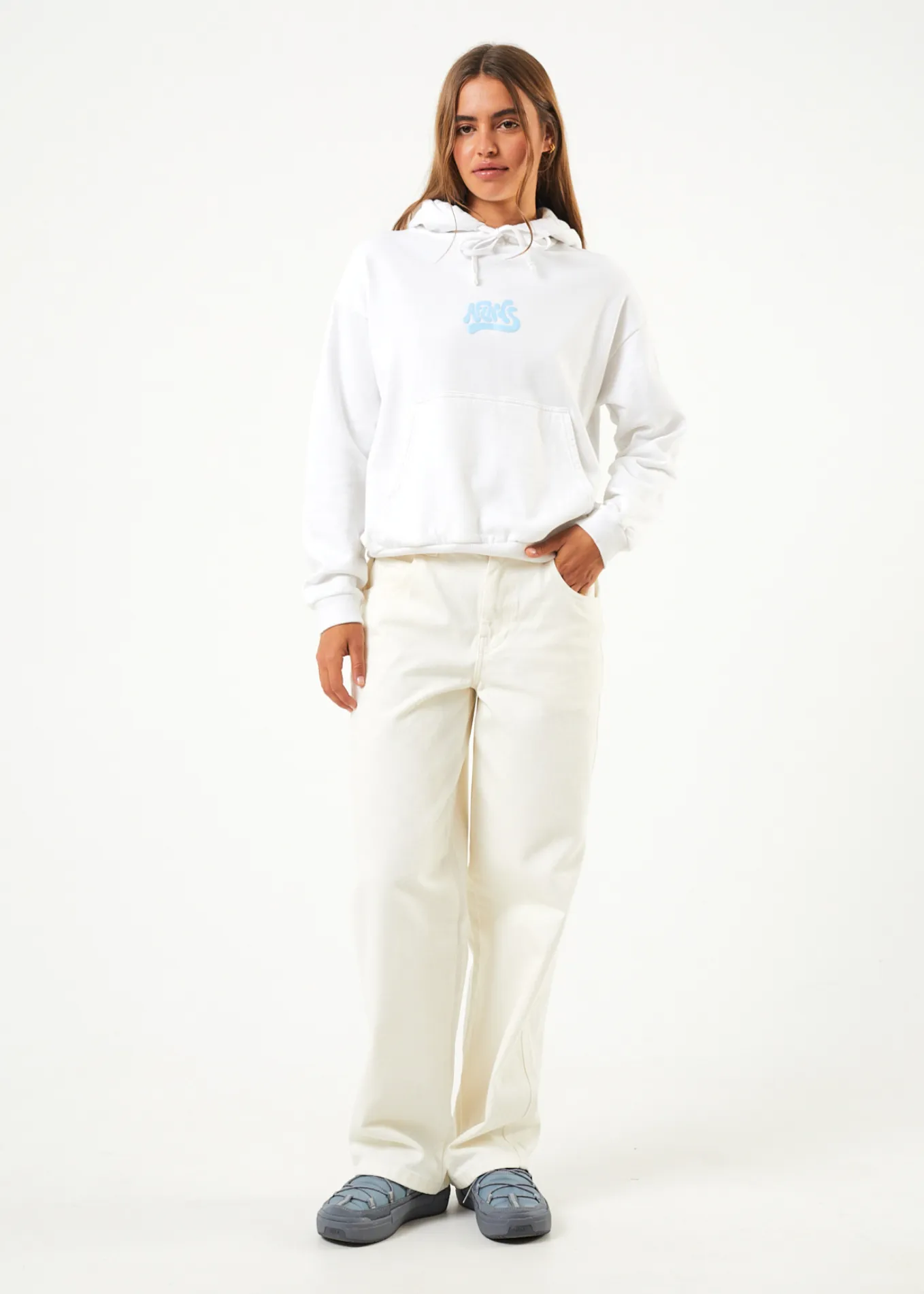 AFENDS Womens Toosie - Hoodie - White