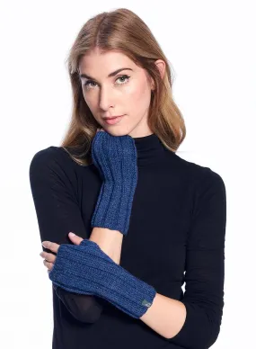 Alpaca Gloves - Accordion - Azul