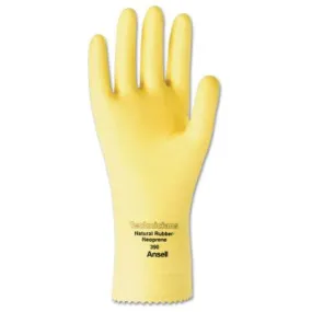 Ansell Technicians Gloves, Natural Latex/Neoprene Blend, Natural, 8, 103141