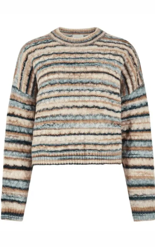 Apricot- Multicoloured Stripe Sweater