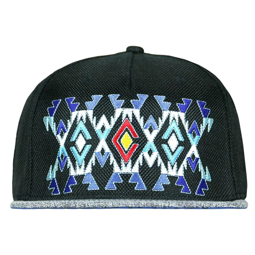 Arapaho Black Snapback Hat