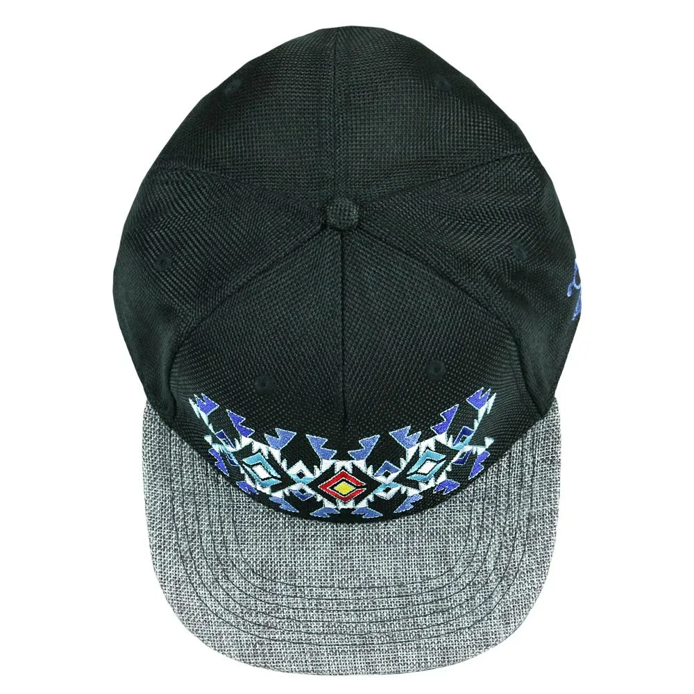 Arapaho Black Snapback Hat