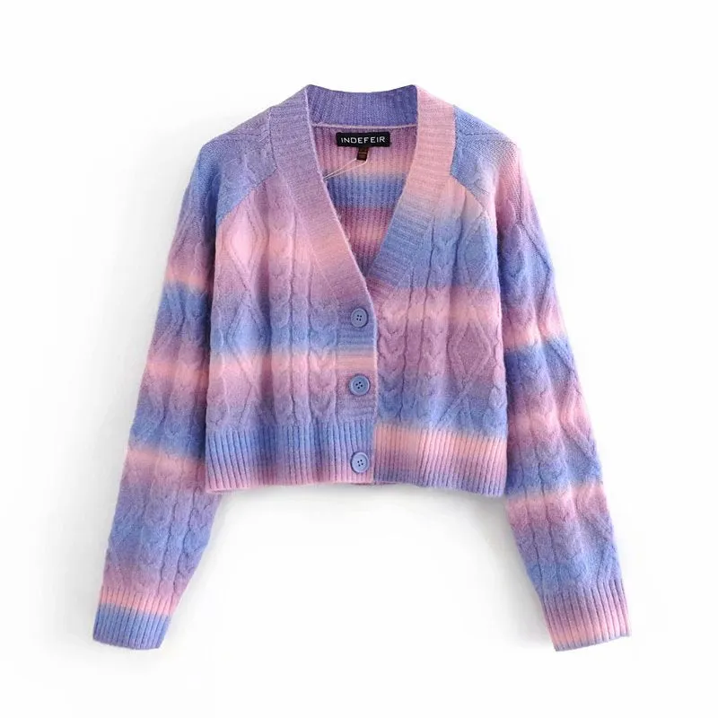 Autumn women's sweater knit cardigan  1366