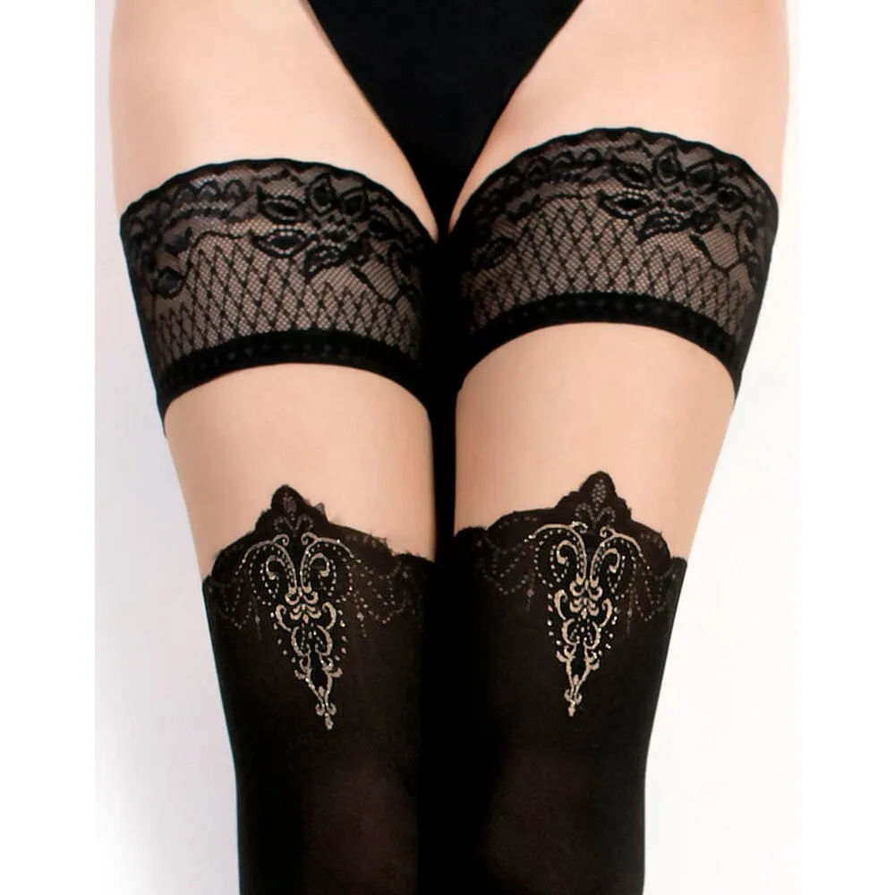 Ballerina’s Secret Fantasy Tights With Embroidery