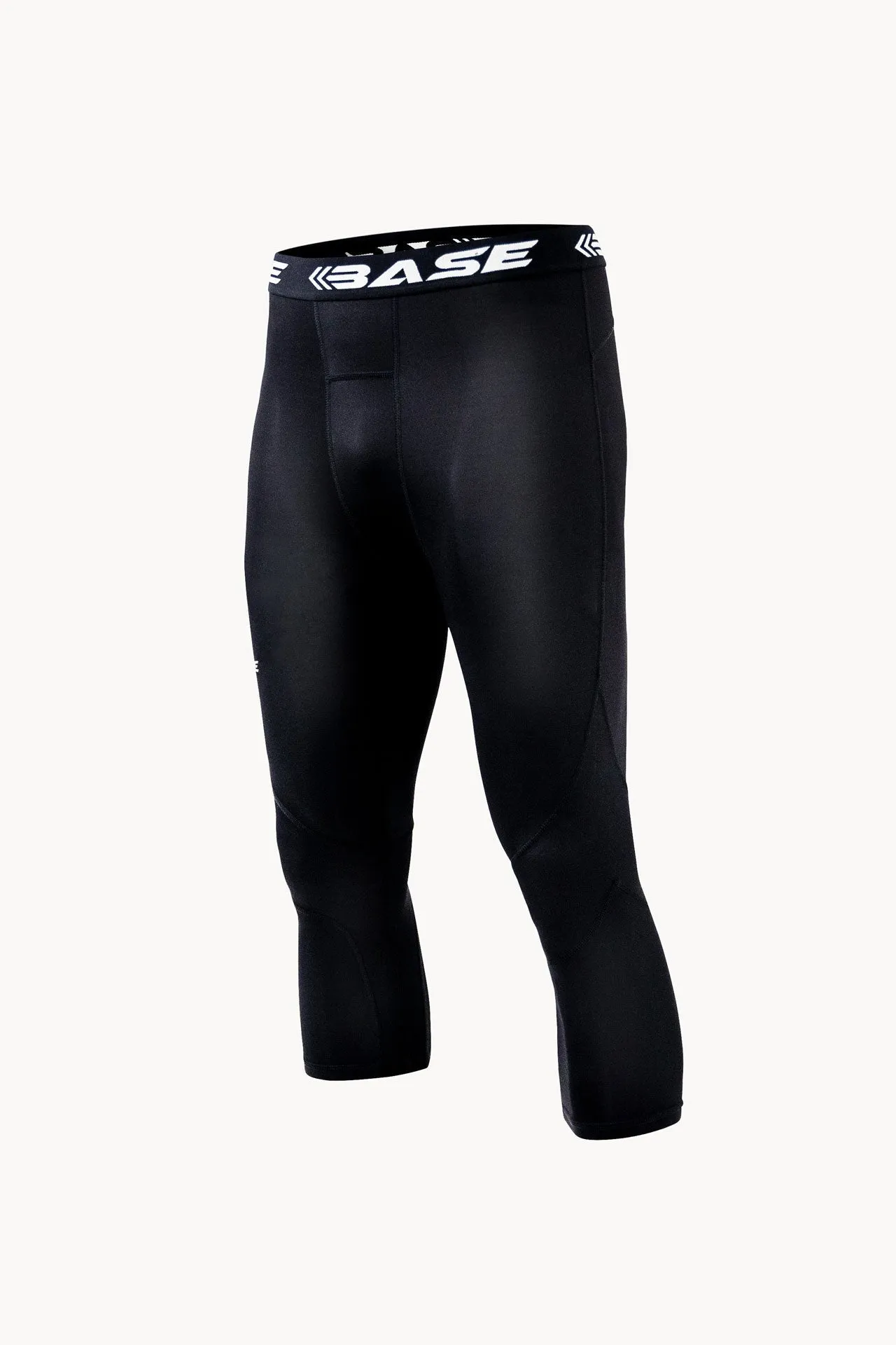 BASE Men's 3/4 Compression Tights - Black