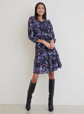 BEL Calla Raglan Floral Mini Dress