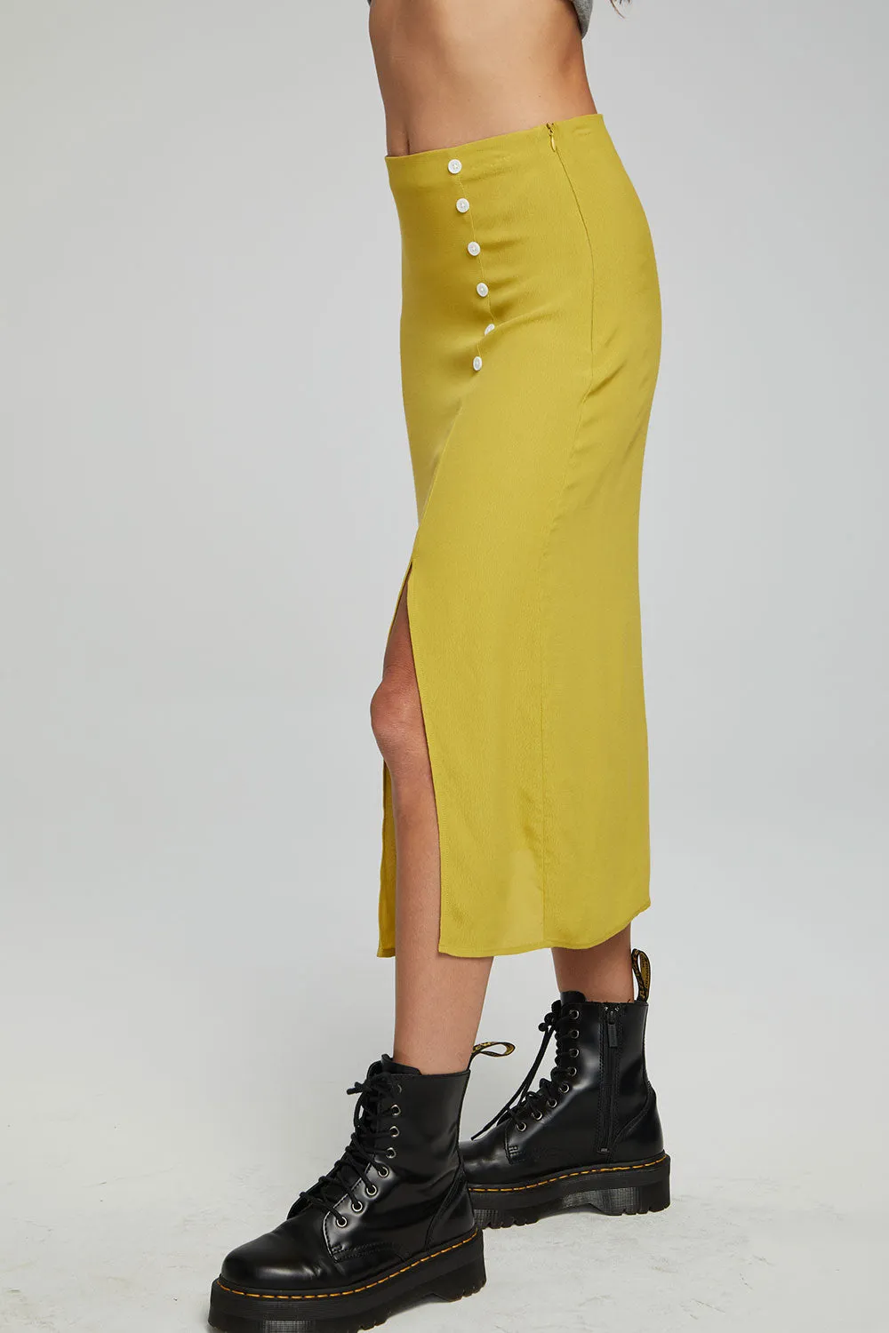 Belle Midi Skirt - Kiwi