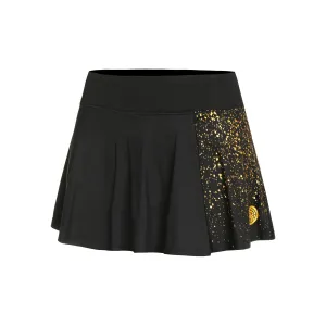 Bidi Badu Paris 2024 Printed Wavy Junior Skort (Girl's) - Black/Gold