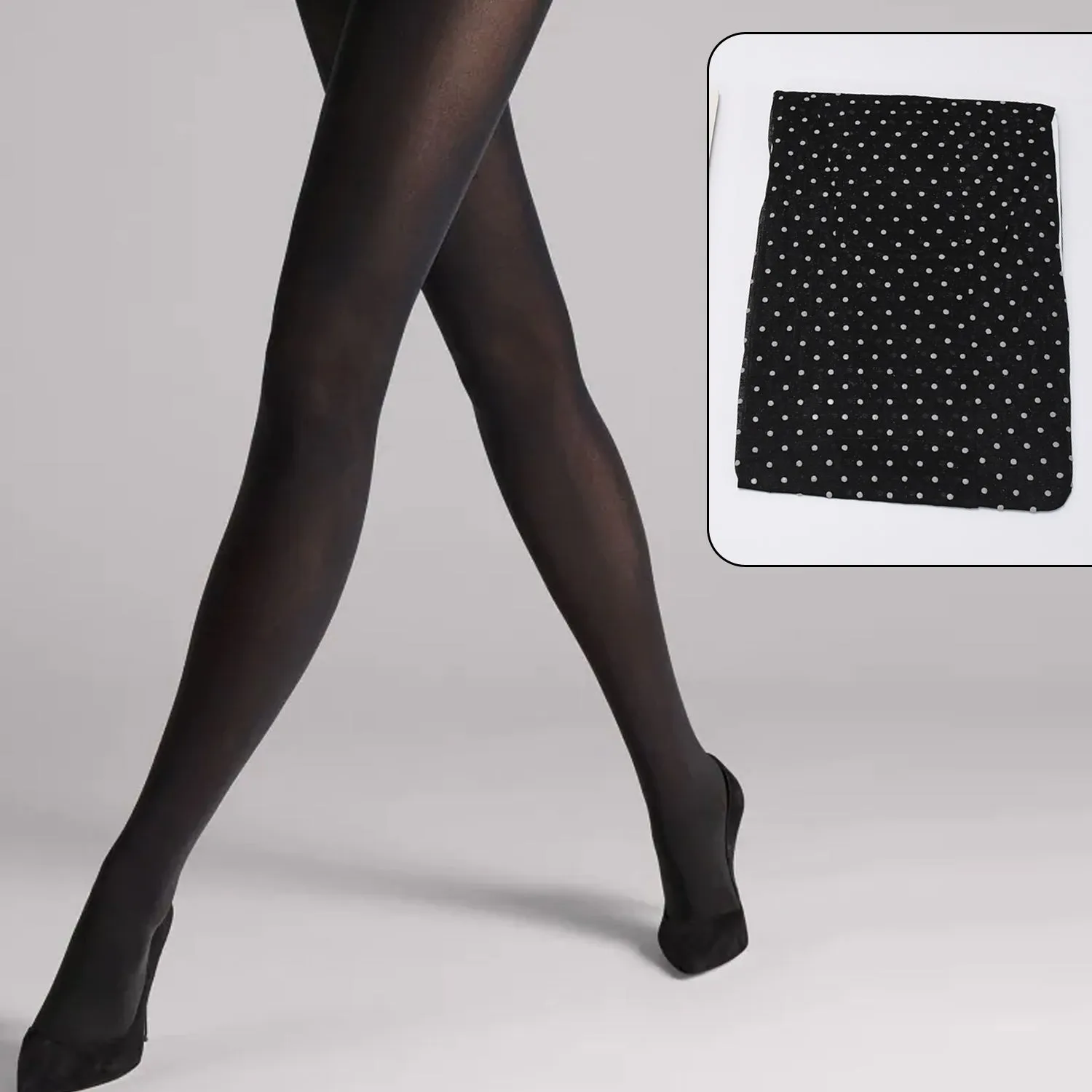 Body Stocking Cloth White Dot Design Stocking Cloth With ELASTIC CLOTH, THE BEST SOFT MATERIAL CLOTH