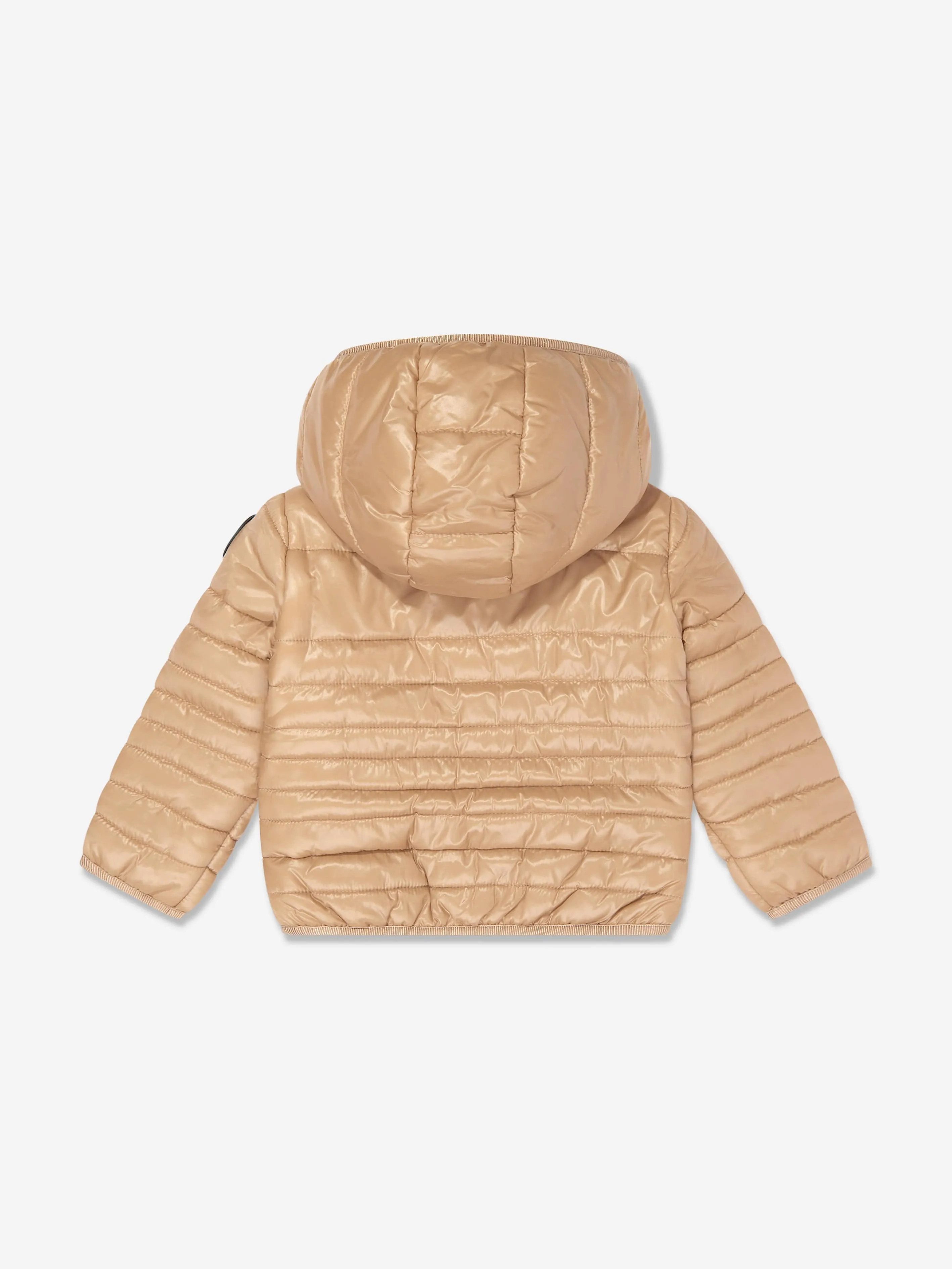 Boys Quilted Jacket in Beige