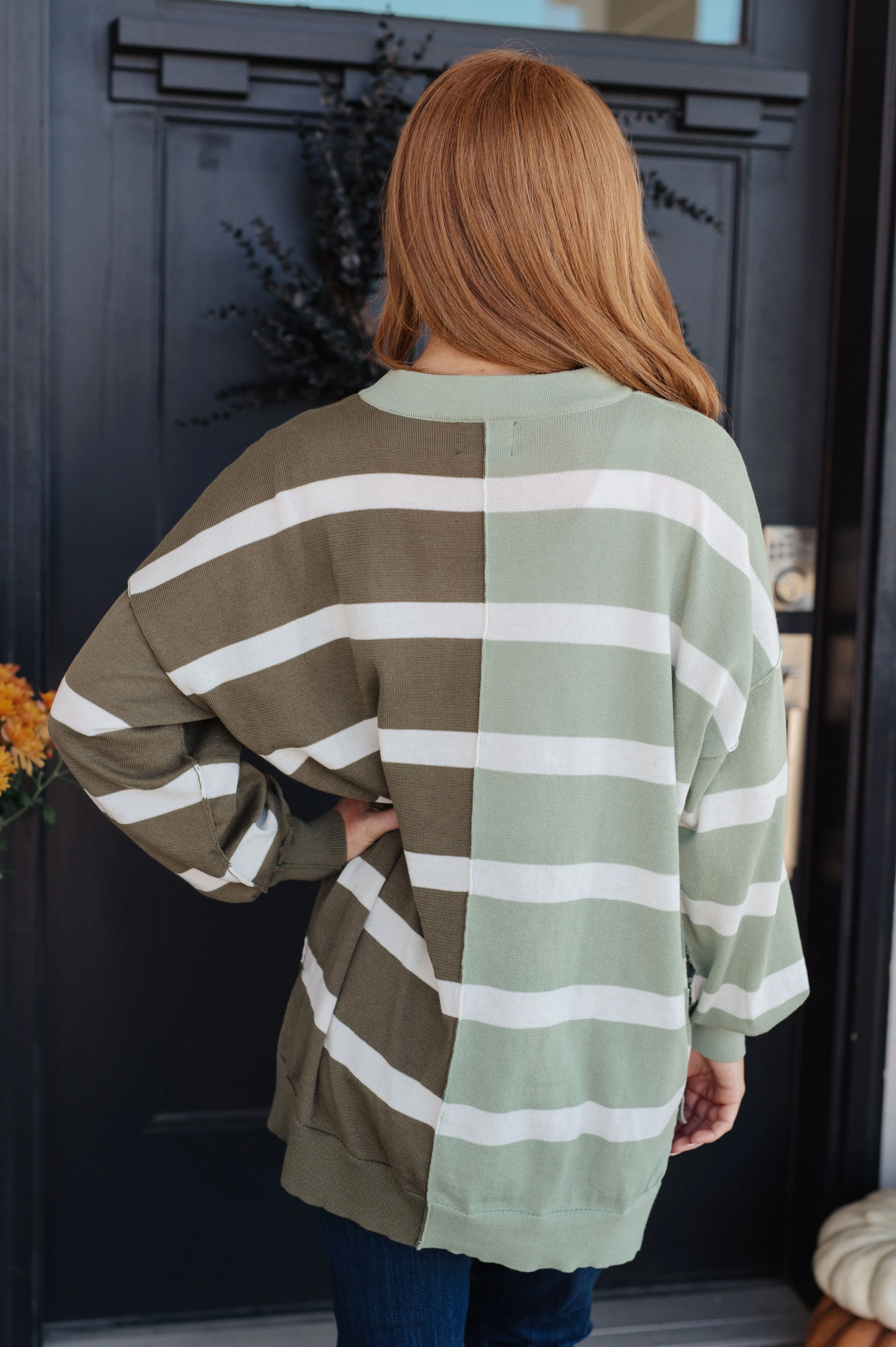 Can't Decide Color Block Striped Sweater - Andree By Unit