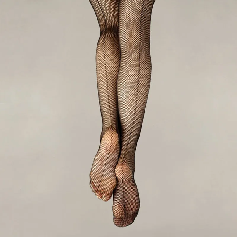 Capezio Studio Basics Girl's Fishnet Tights w/Seams