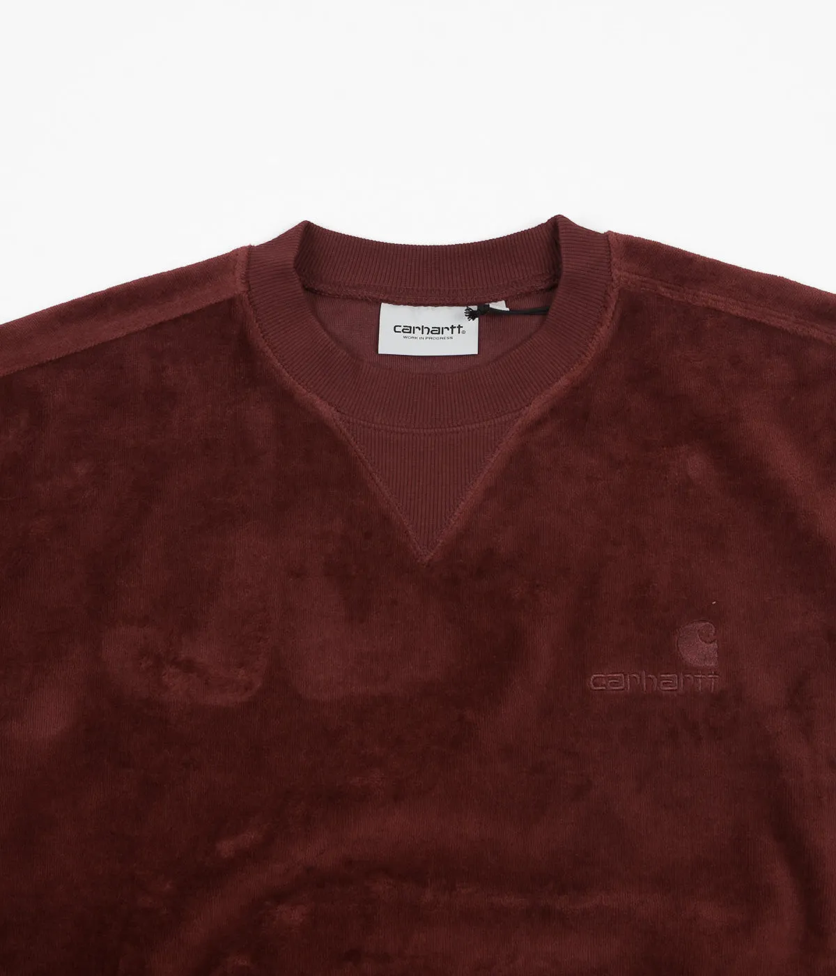 Carhartt United Script Crewneck Sweatshirt - Bordeaux