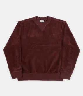 Carhartt United Script Crewneck Sweatshirt - Bordeaux