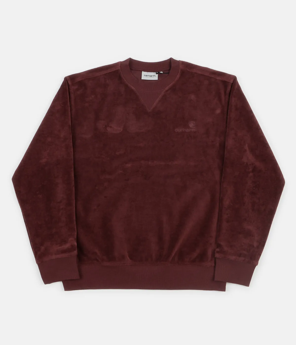 Carhartt United Script Crewneck Sweatshirt - Bordeaux