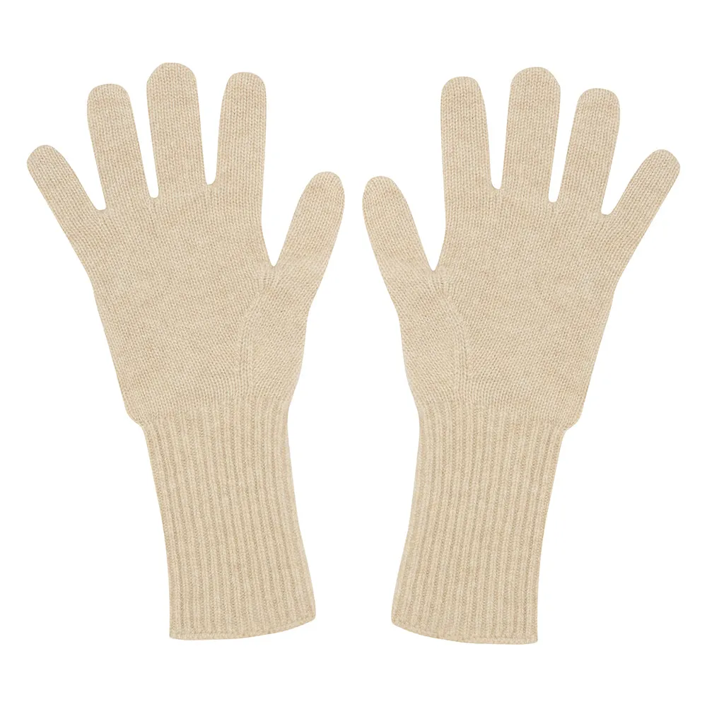 Cashmere Gloves in Oatmeal