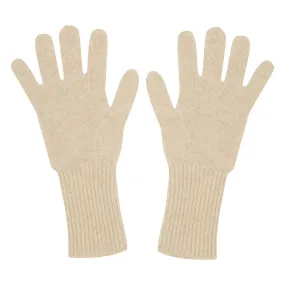 Cashmere Gloves in Oatmeal