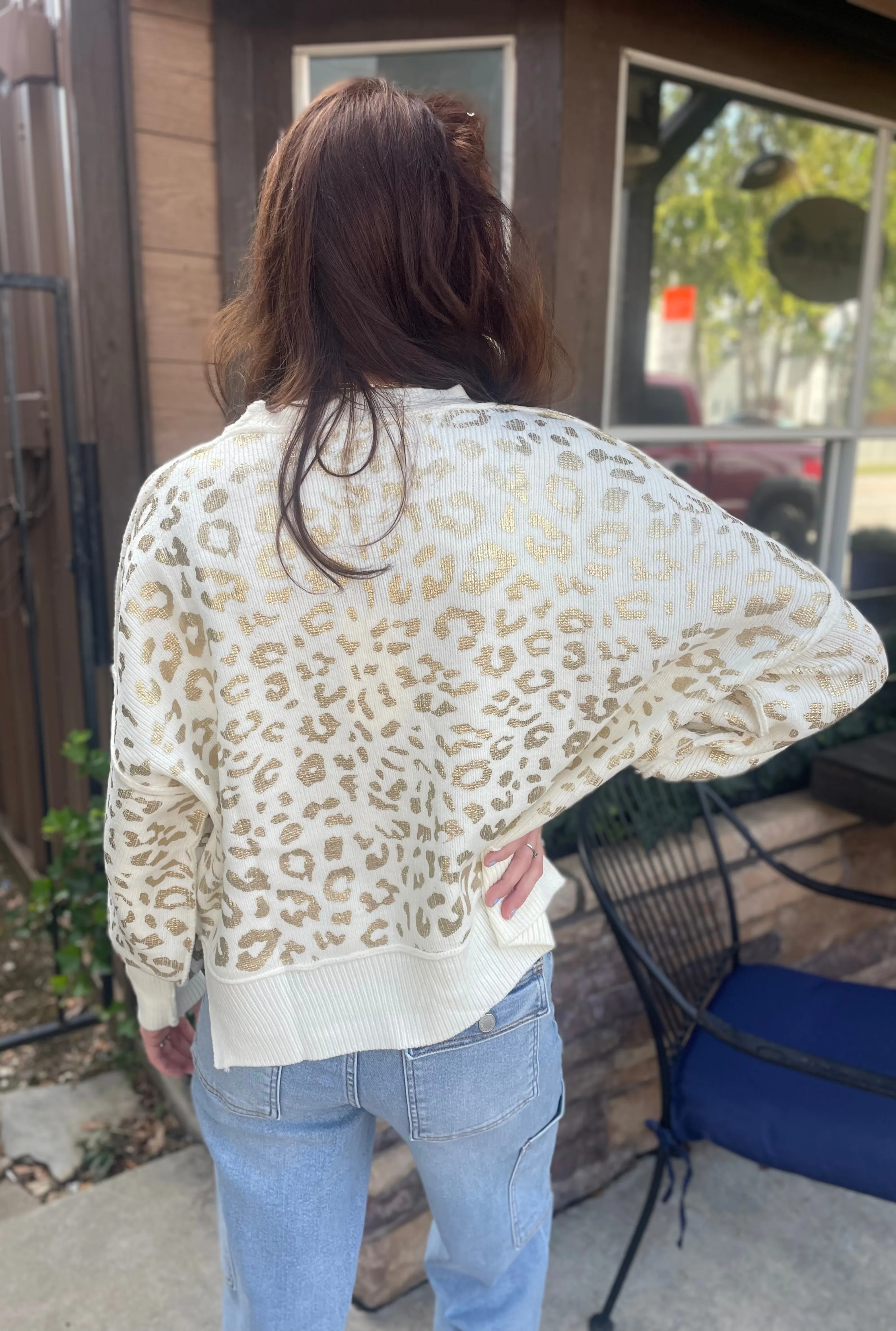 CHEETAH GIRL SWEATER