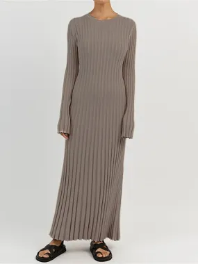 Chic Ribbed Knit Dress - Upgrade Your Winter Style