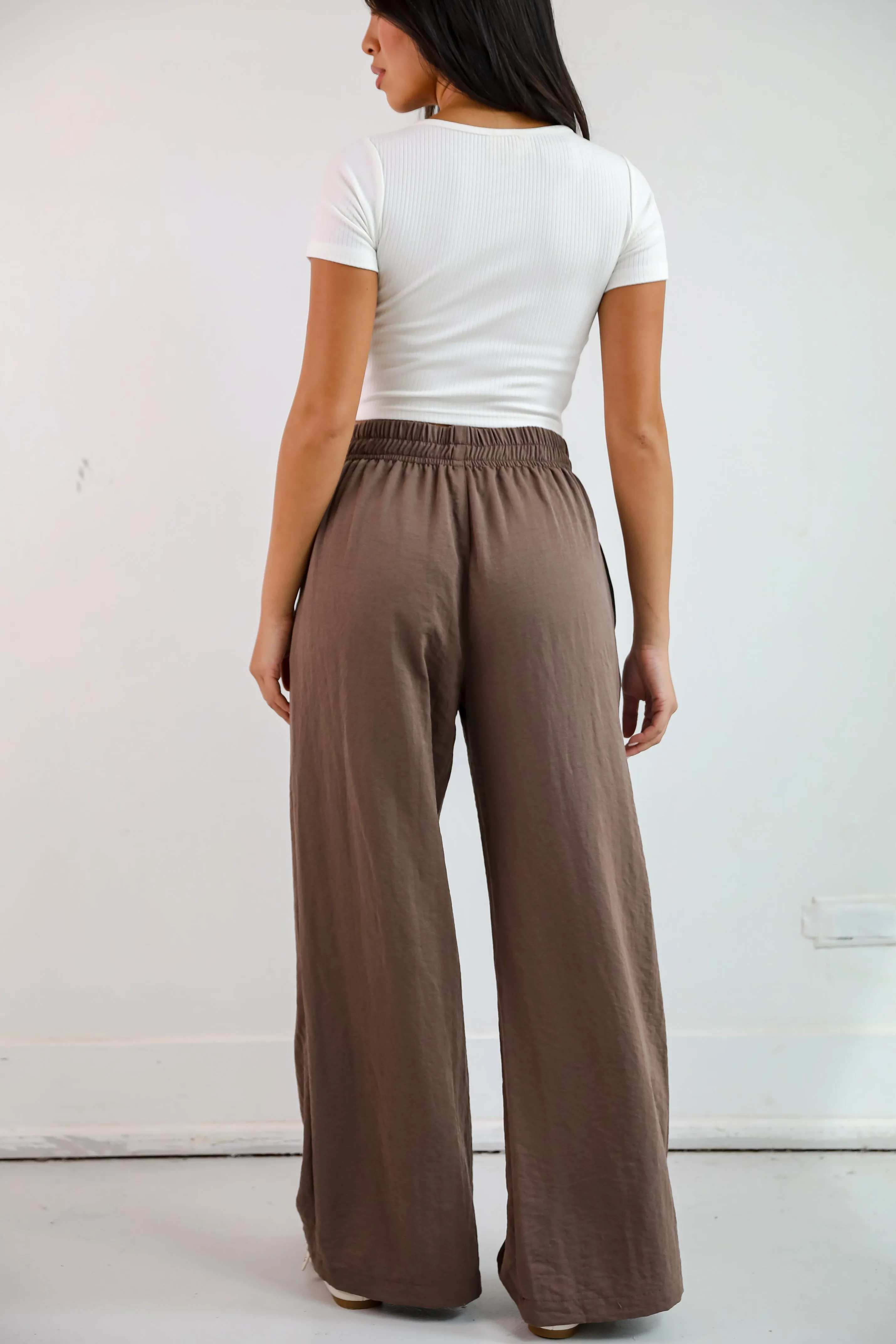 Chic Splendor Brown Trouser Pants