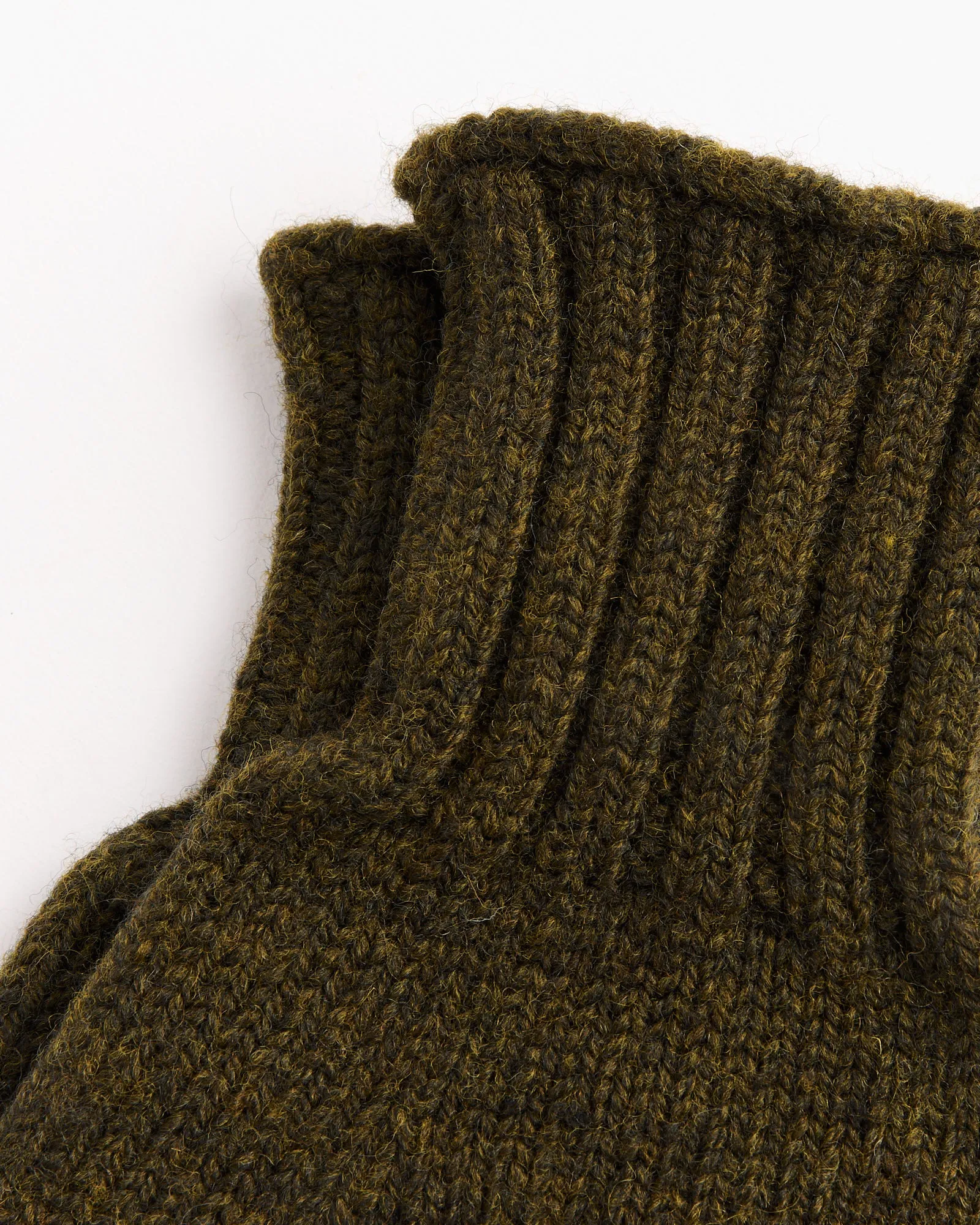 Chunky Fingerless Glove in Khaki