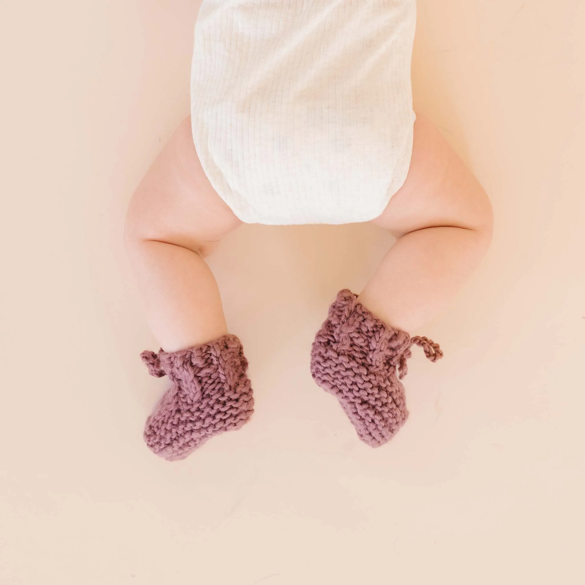 Classic Booties, Mauve