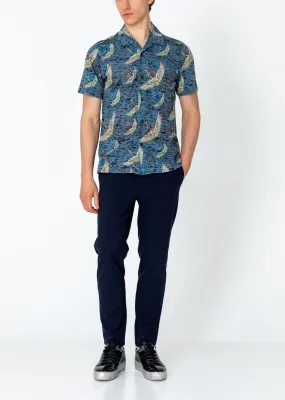 Collared Lightweight Shirt - Stork Navy