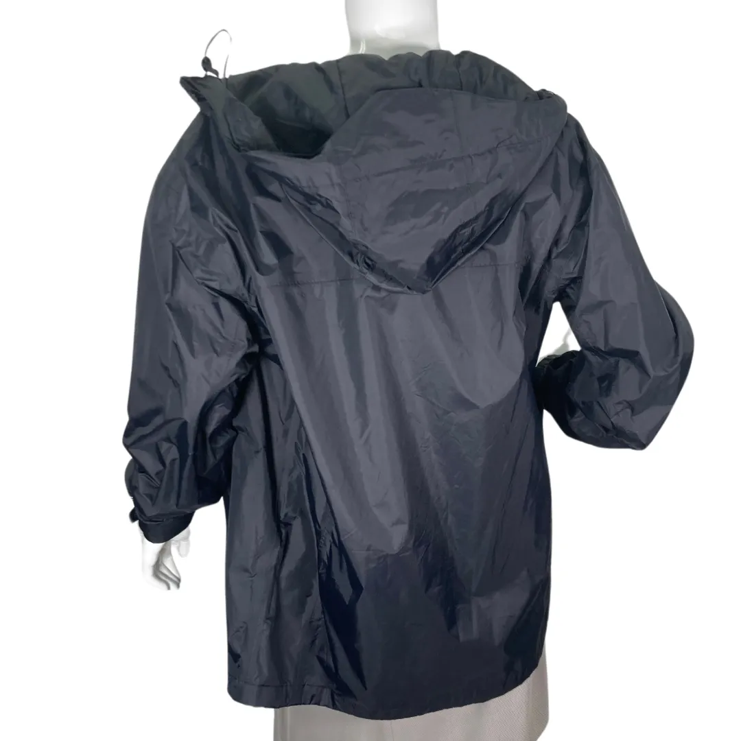 Colombia Black Rain Jacket with a Hood