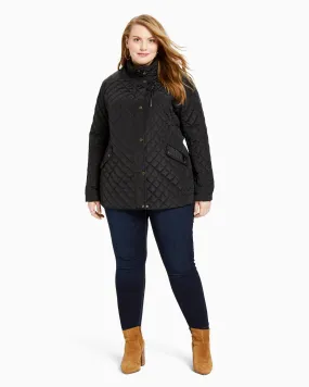 Como Quilted Jacket | Black