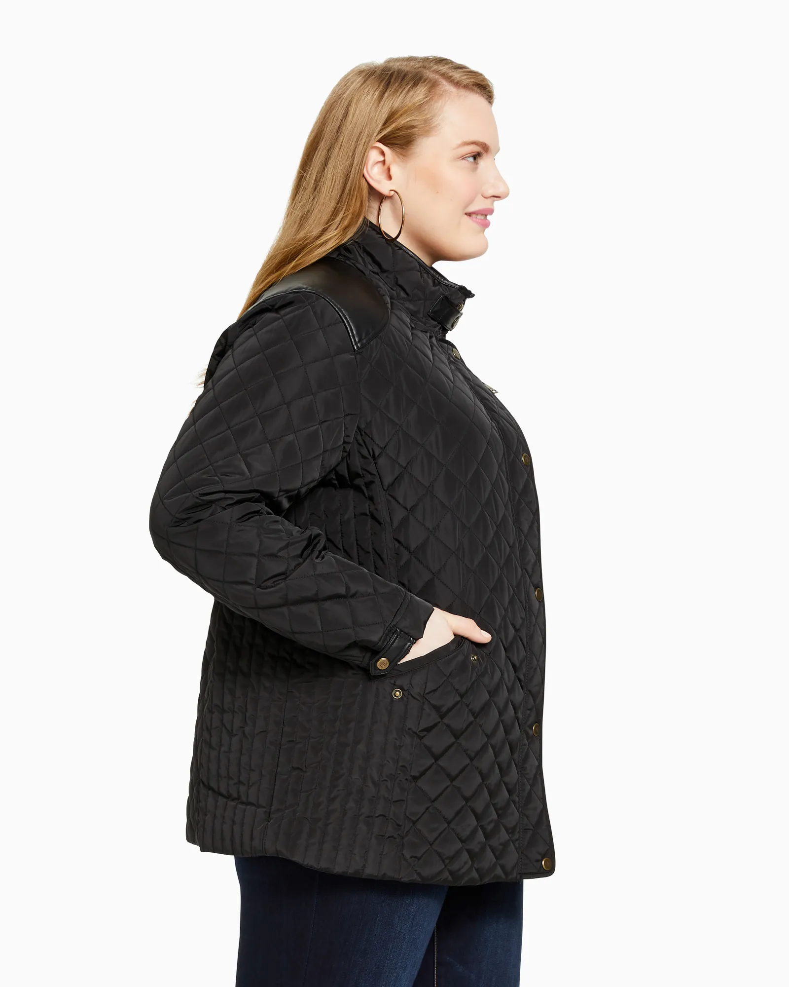 Como Quilted Jacket | Black