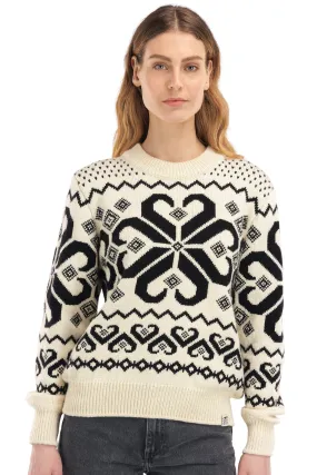 Dale of Norway - Falkeberg Feminine Sweater - Off-White/Black