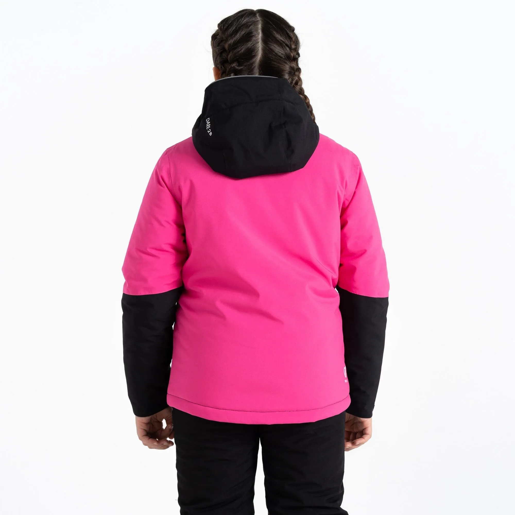 Dare2B Kids' Steazy Ski Jacket | Pure Pink Black