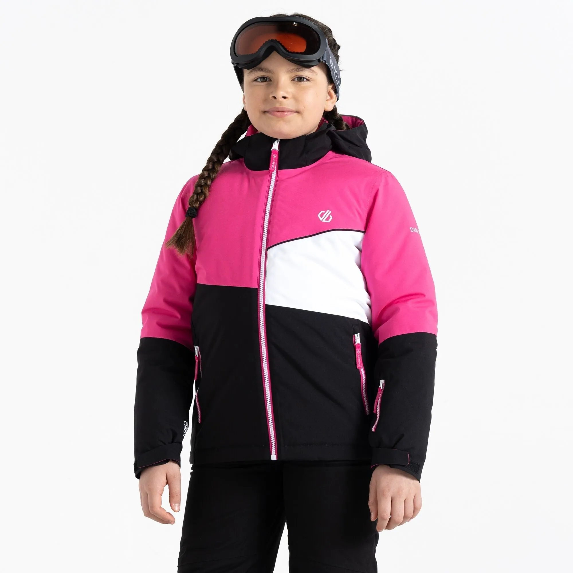 Dare2B Kids' Steazy Ski Jacket | Pure Pink Black