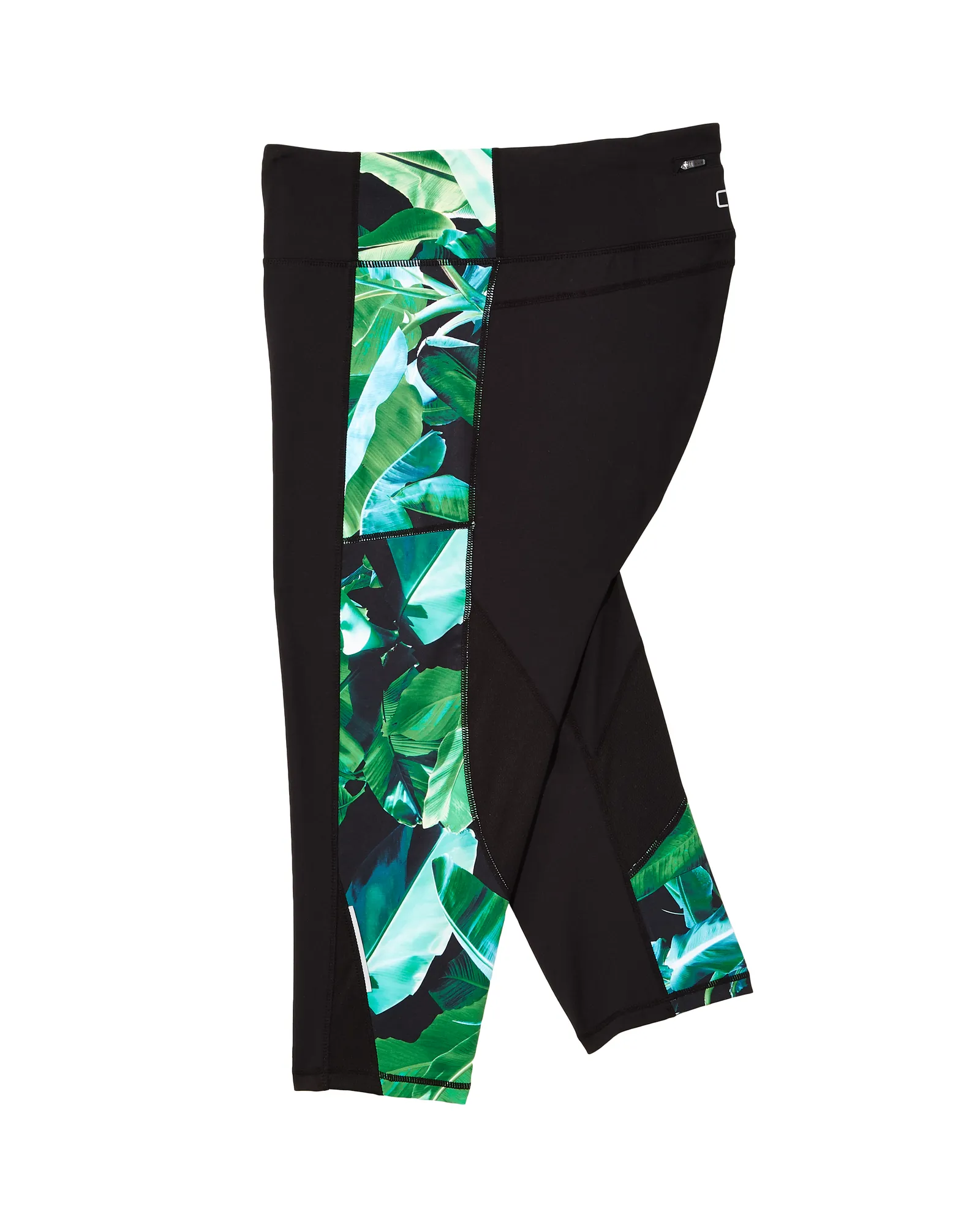 Degraw 7/8 Tights | Black / Kelly Green