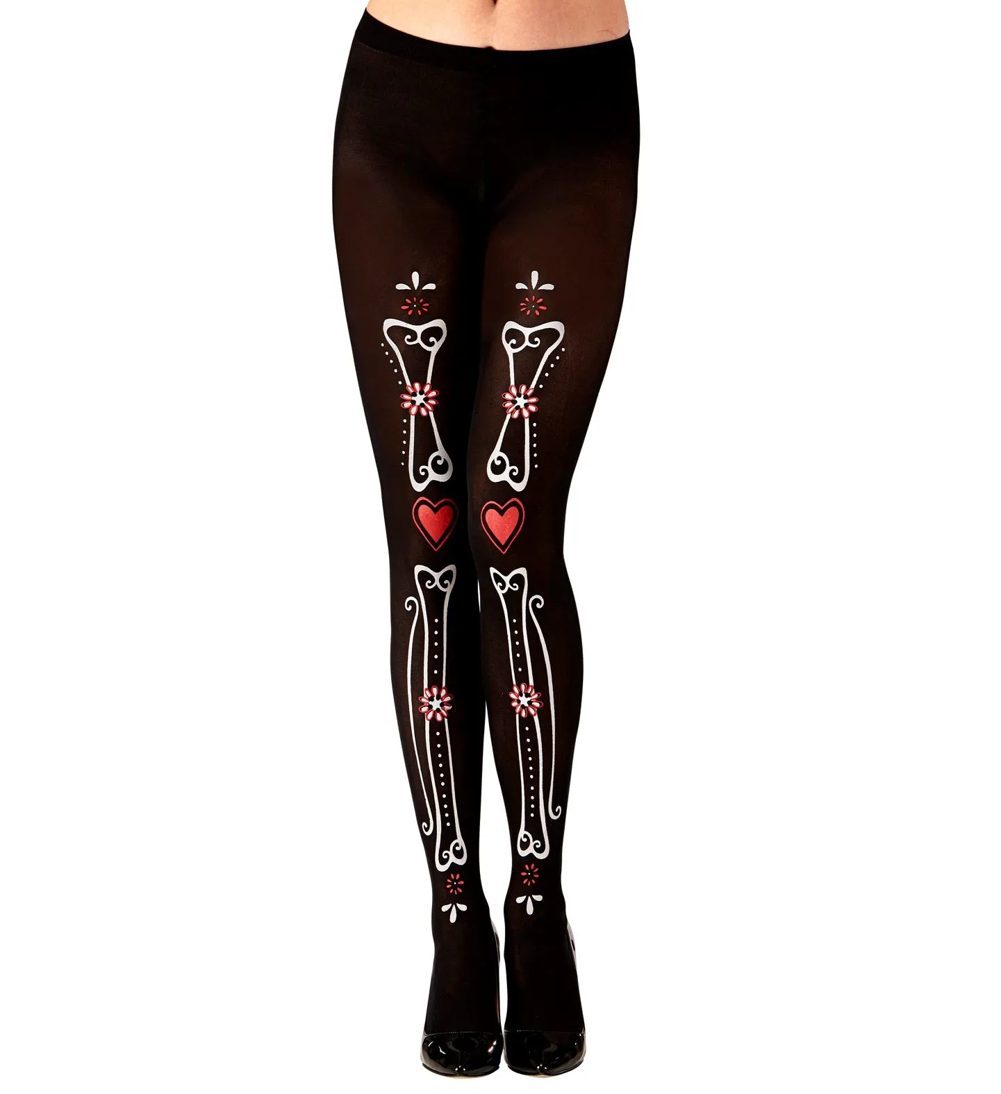 Dia De Los Muertos Tights