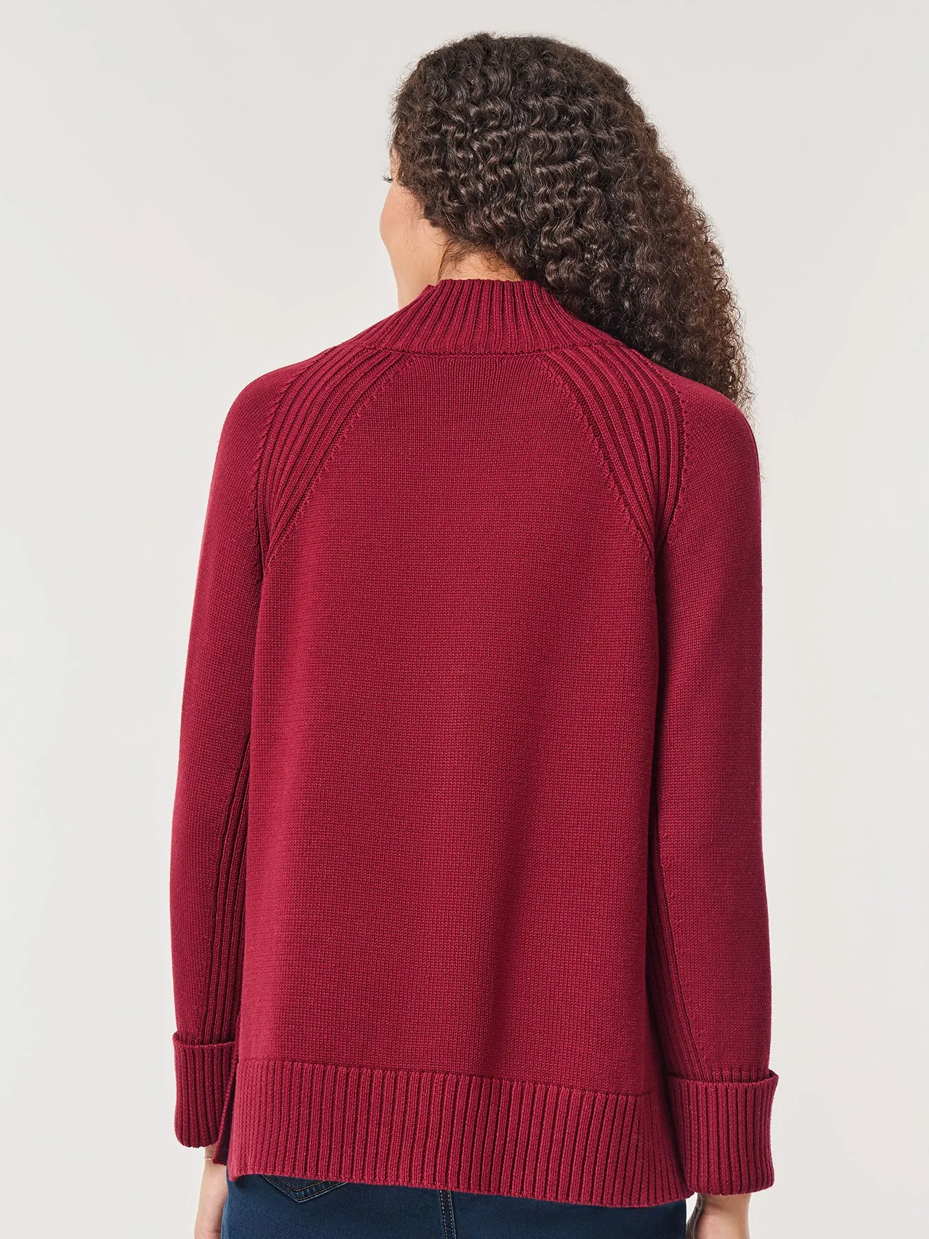 Directional Ribbed Sweater