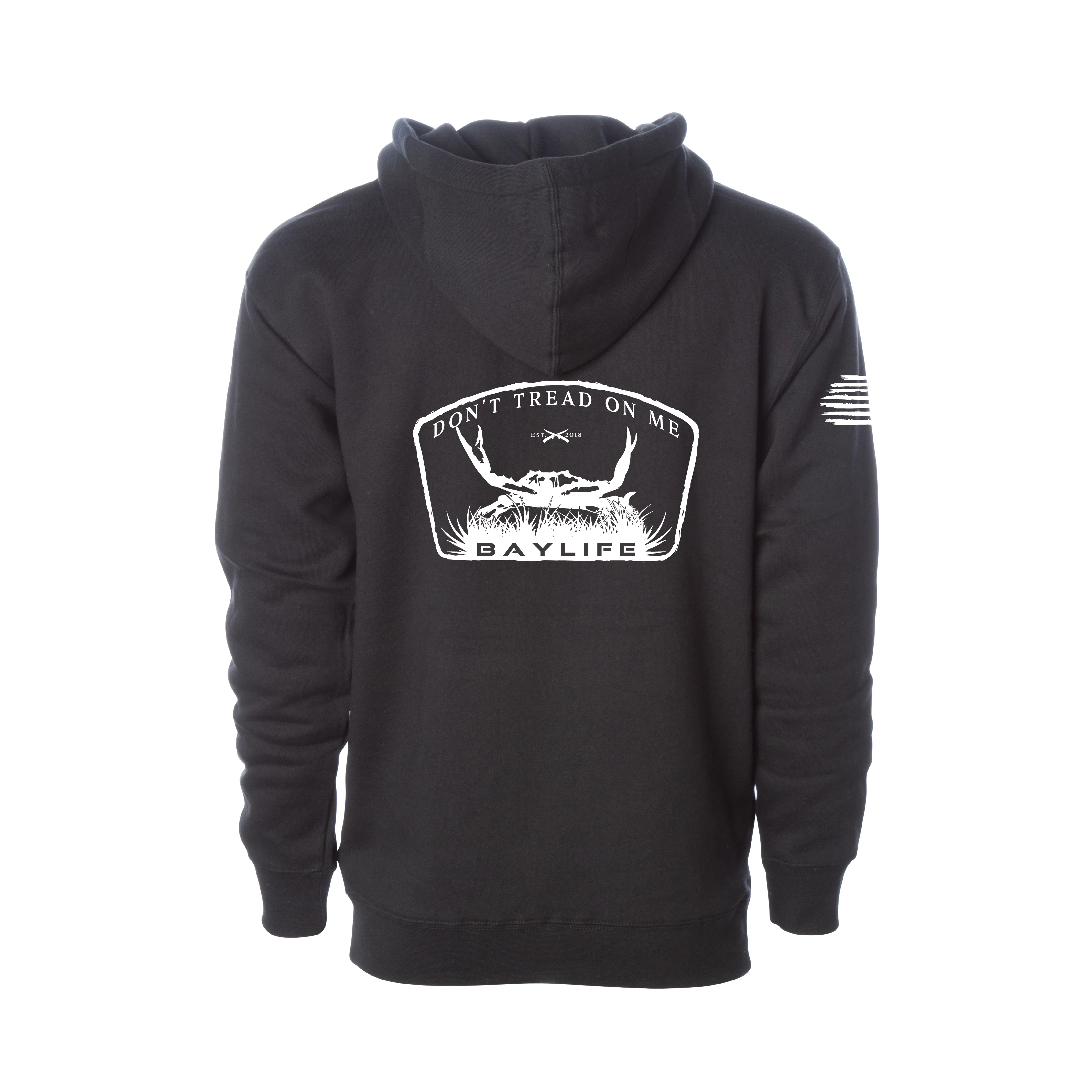 Don't Tread on Me Crab | Premium Heavyweight Hoodie | Black