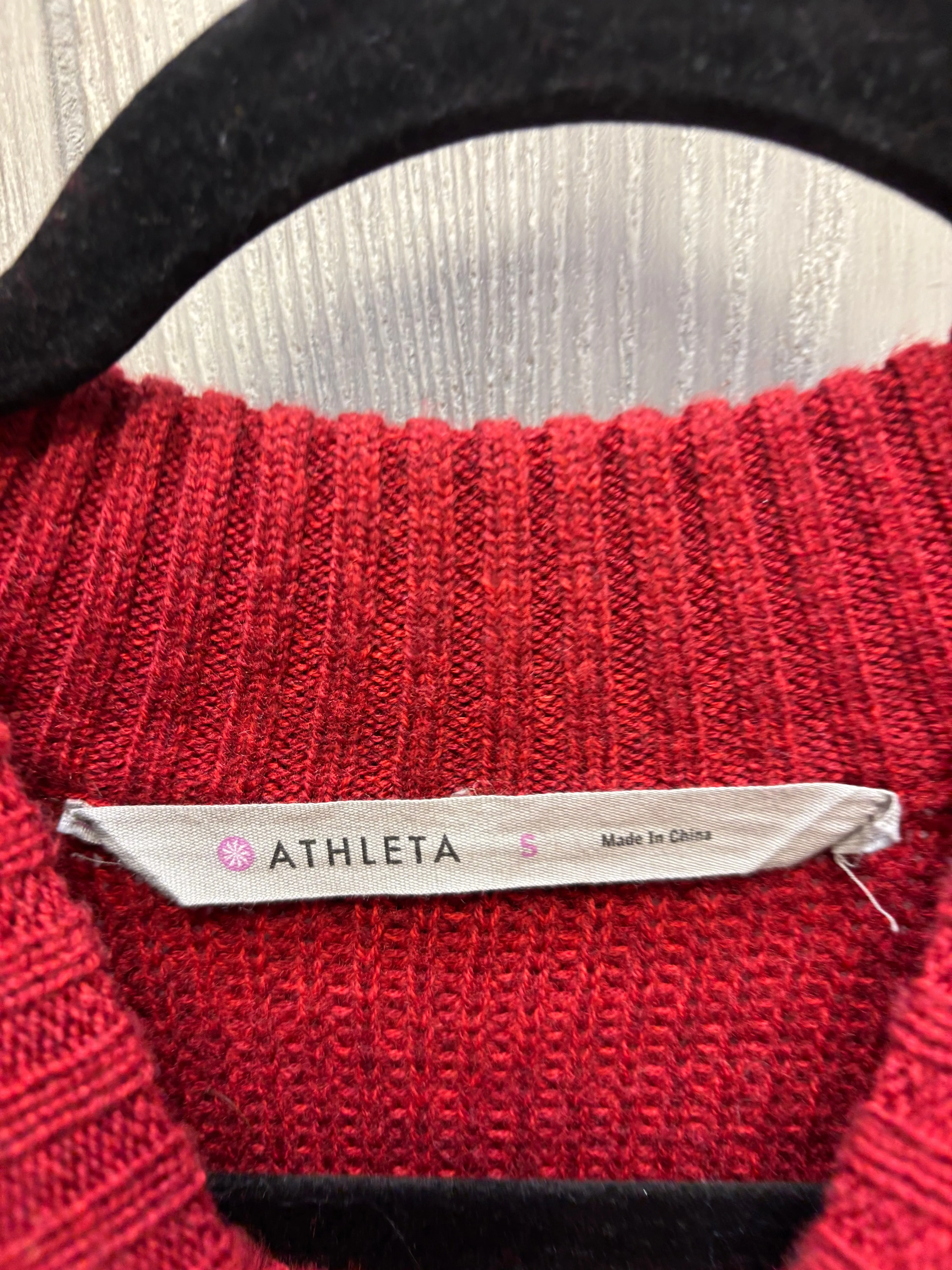 Dress Sweater By Athleta In Red, Size: S