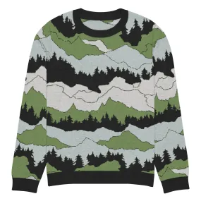 Echo Ridge Knitted Crew Neck Sweater