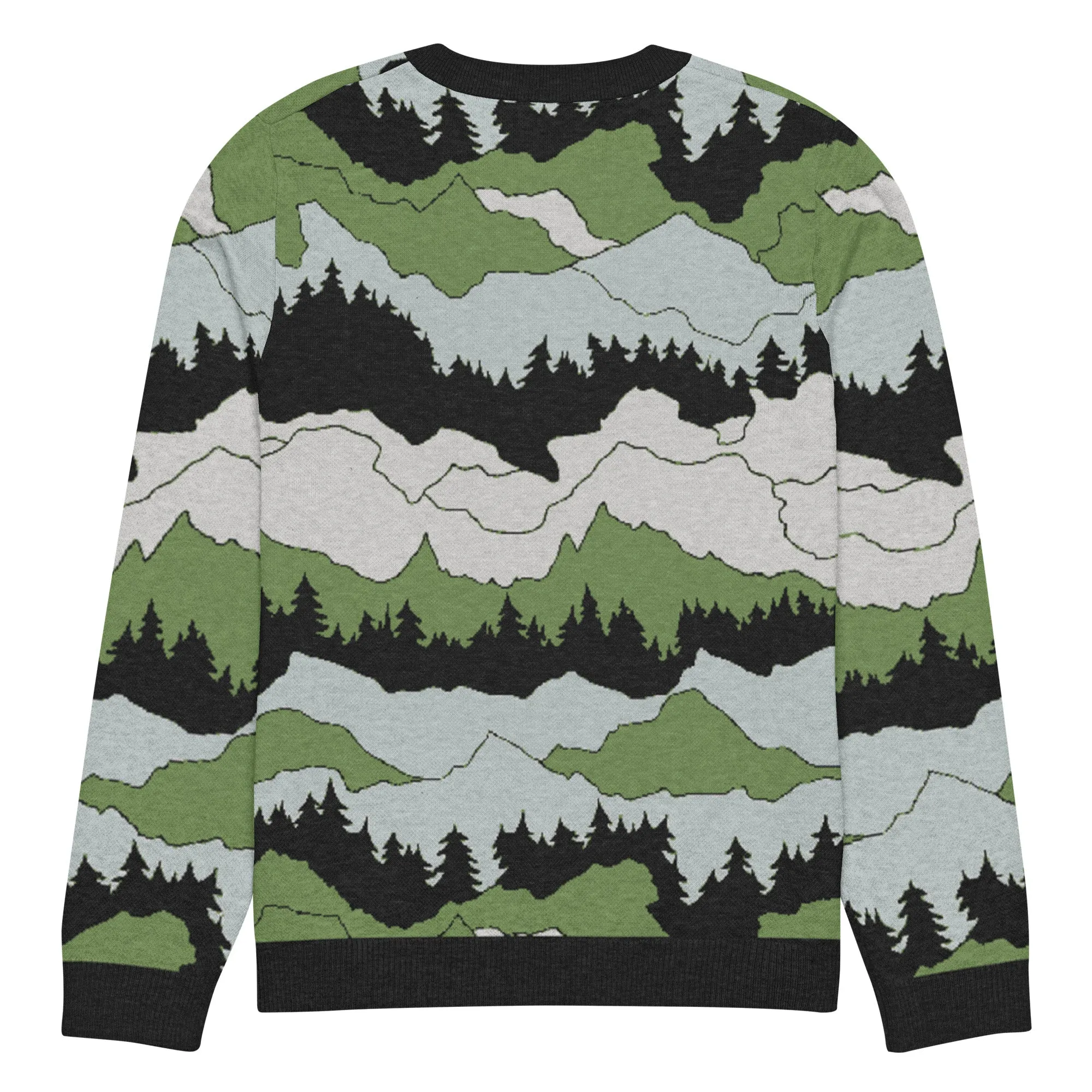 Echo Ridge Knitted Crew Neck Sweater