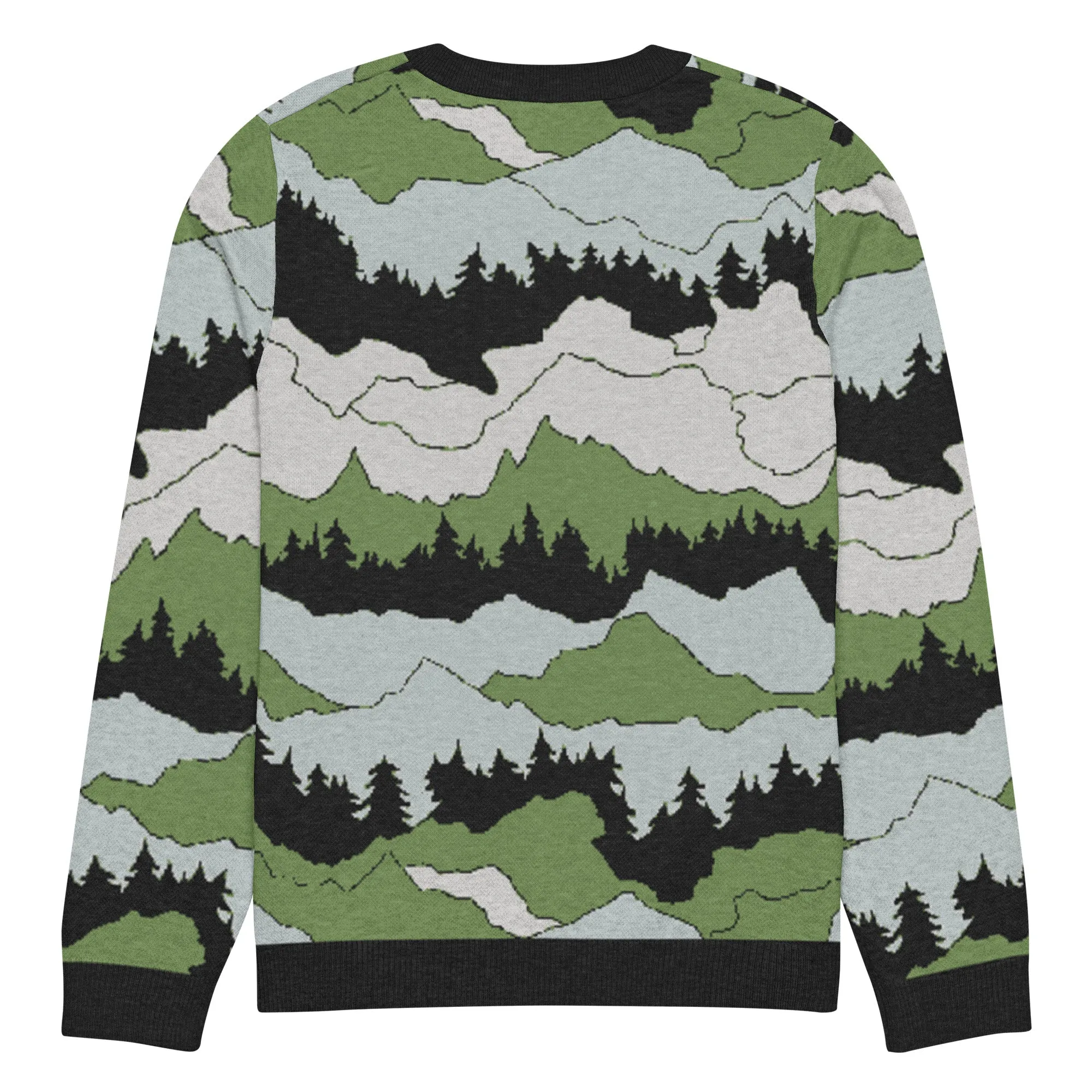 Echo Ridge Knitted Crew Neck Sweater