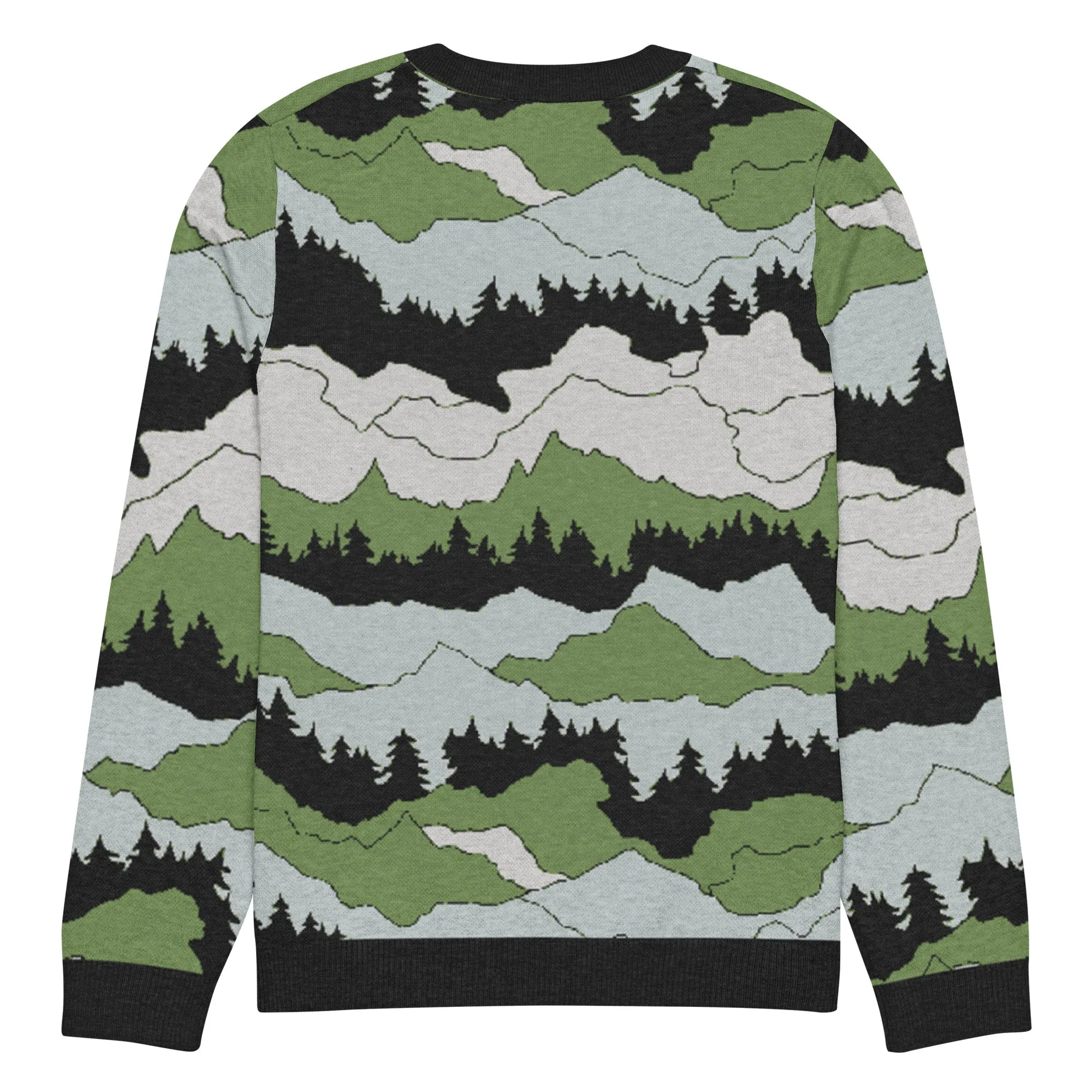 Echo Ridge Knitted Crew Neck Sweater