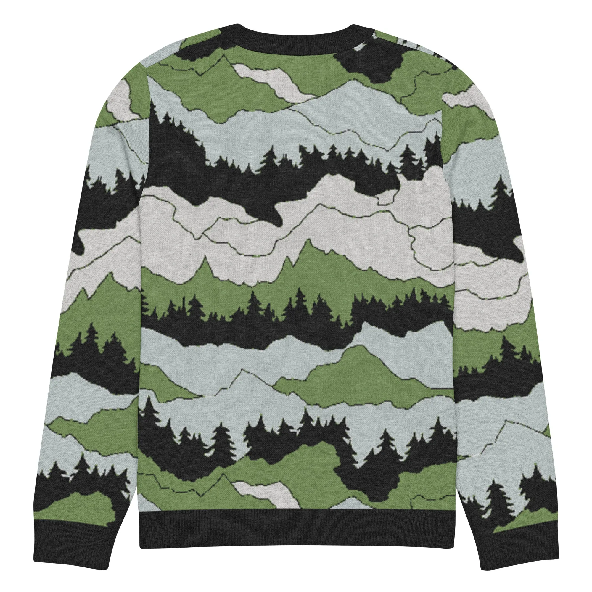 Echo Ridge Knitted Crew Neck Sweater