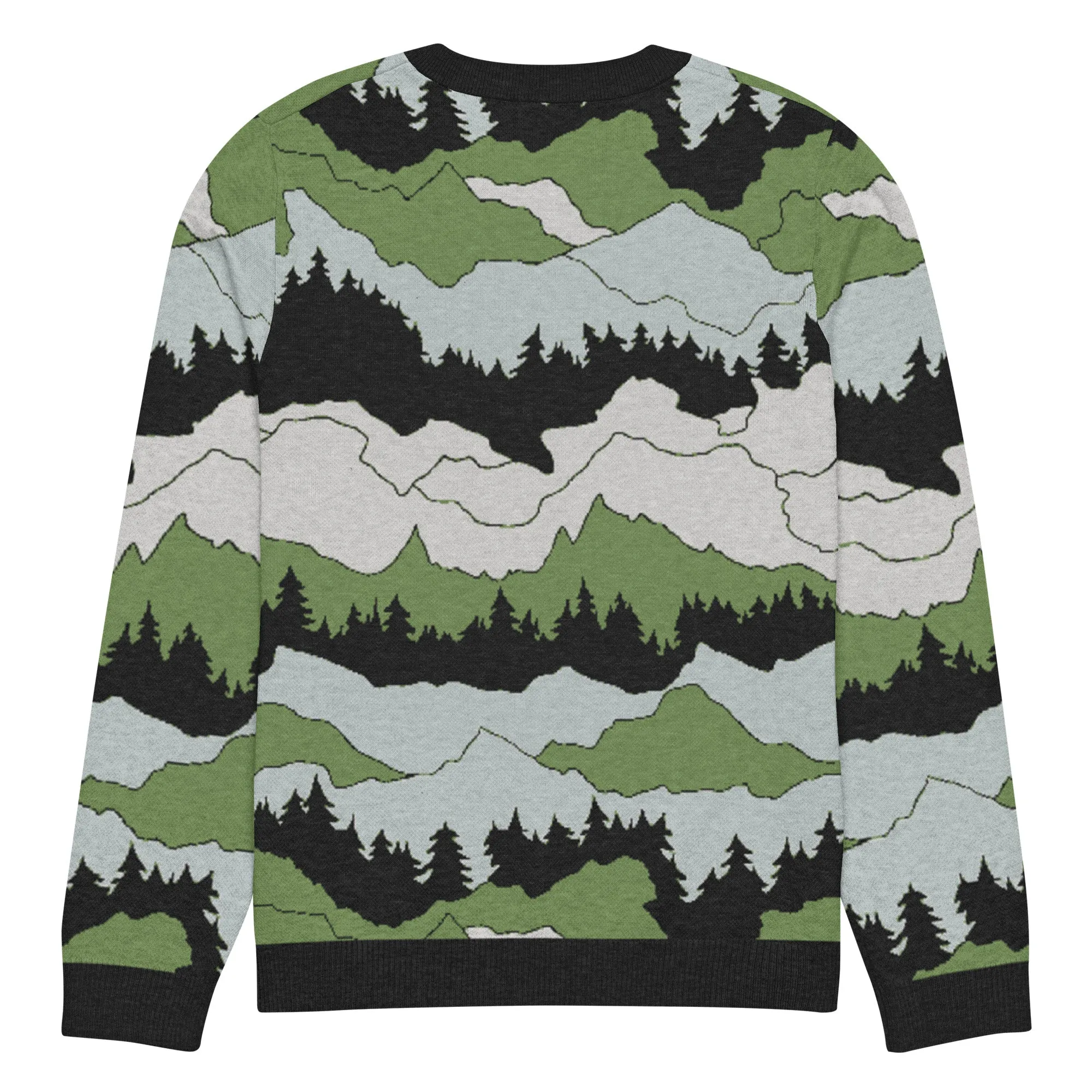 Echo Ridge Knitted Crew Neck Sweater